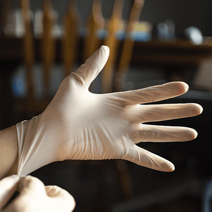 Einmalhandschuh