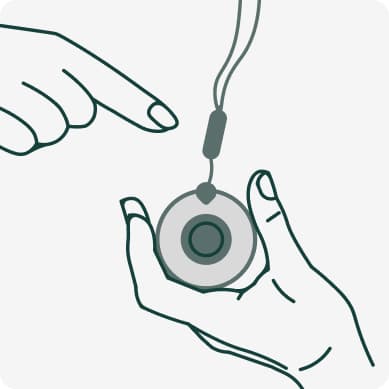 Notrufknopf immer dabei